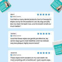 Natural Pet Dental Finger Wipes