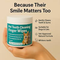 Natural Pet Dental Finger Wipes